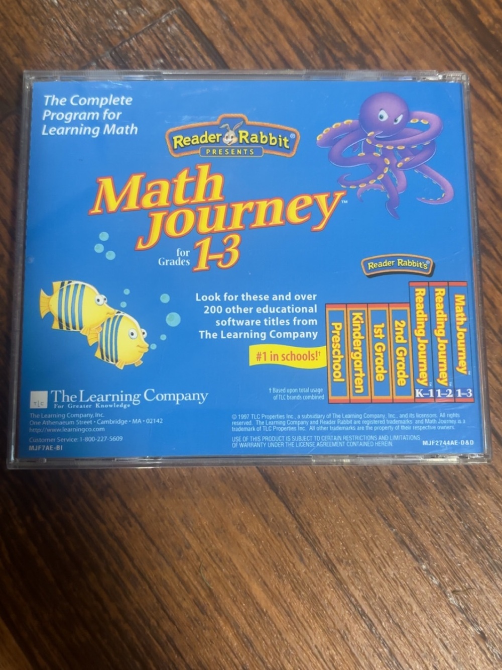 The Learning Company Reader Rabbit Math Journey 1-3 CD - Blue - Picture 2 of 4